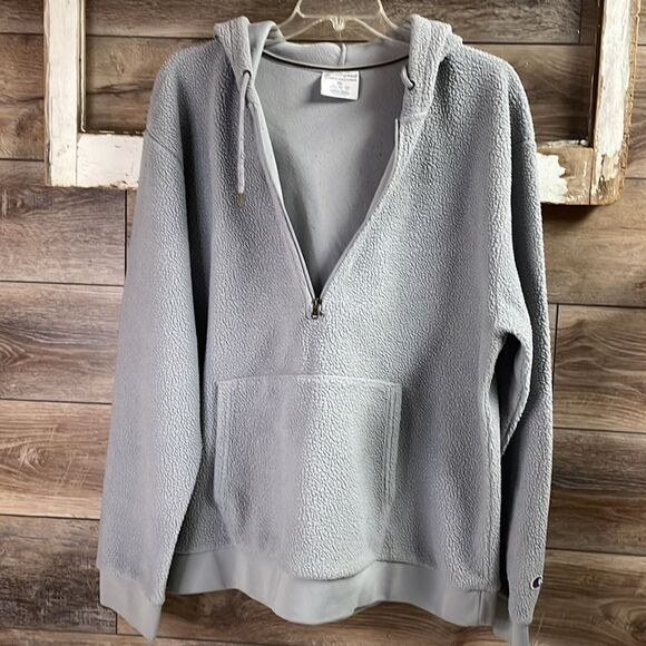 Champion Authentic AthleticWear Pullover Heavy Sweatshirt Jacket,Size 2XL, Gray - Picture 5 of 6